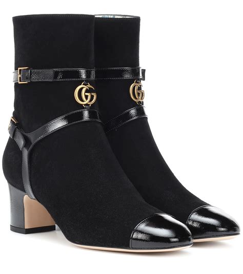 gucci bamboo limited edition boots|Gucci ankle boots suede.